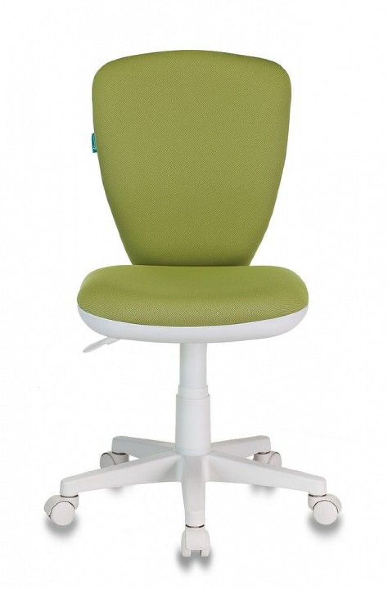 Кресло детское Бюрократ KD-w10/26-32 светло-зеленый 26-32 (пластик белый)