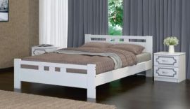 ВЕРОНИКА-2 Кровать из массива 1600 (Белый античный) | подробнее ВЕРОНИКА-2 Кровать из массива 1600 (Белый античный) | фото